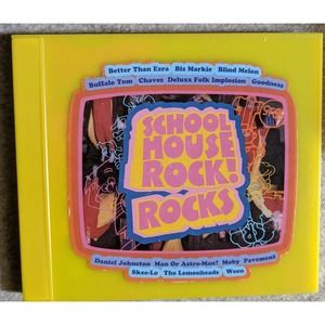 Schoolhouse Rock! Rocks by Various Artists CD (1996, Lava Records) 15 Tracks VG